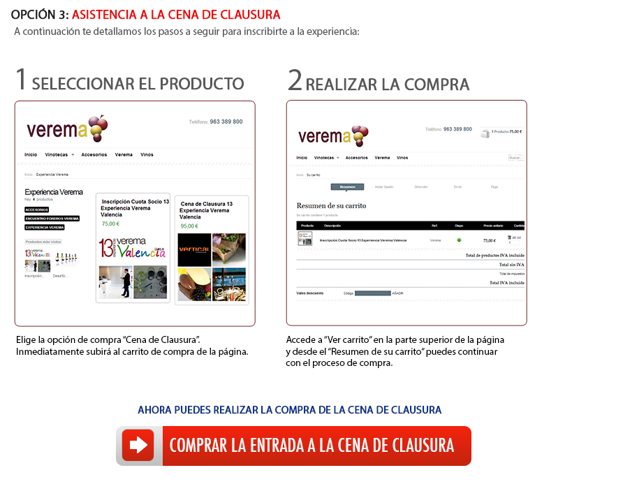 ¿Cómo inscribirse a la Cena de Clausura?
